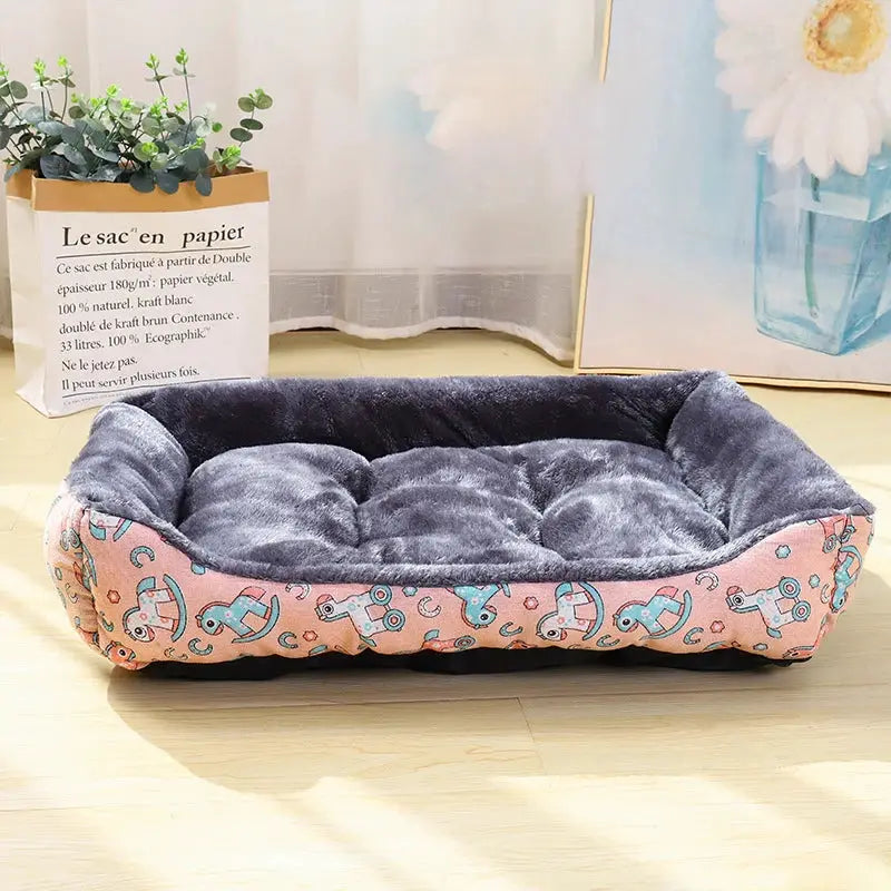 Winter Cozy Dog And Cat Sofa Bed Mat Plush Pet Bed For Small Medium And Large Dogs And Cats