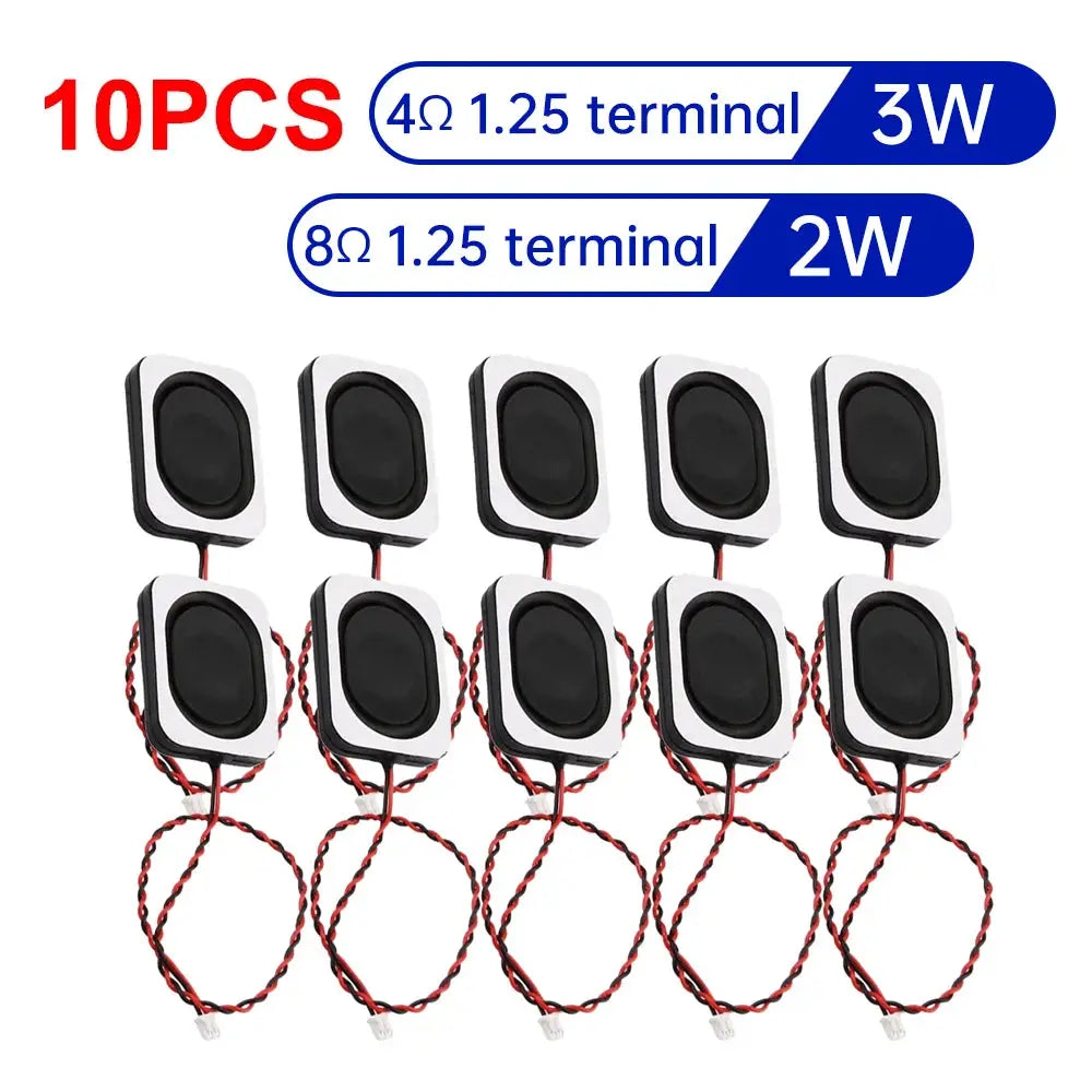 Ultra Thin Box Speaker For Notebook Computer 1 To 10 Pieces 4 Ohm 3W Or 8 Ohm 2W Square Small Cavity Upgrade
