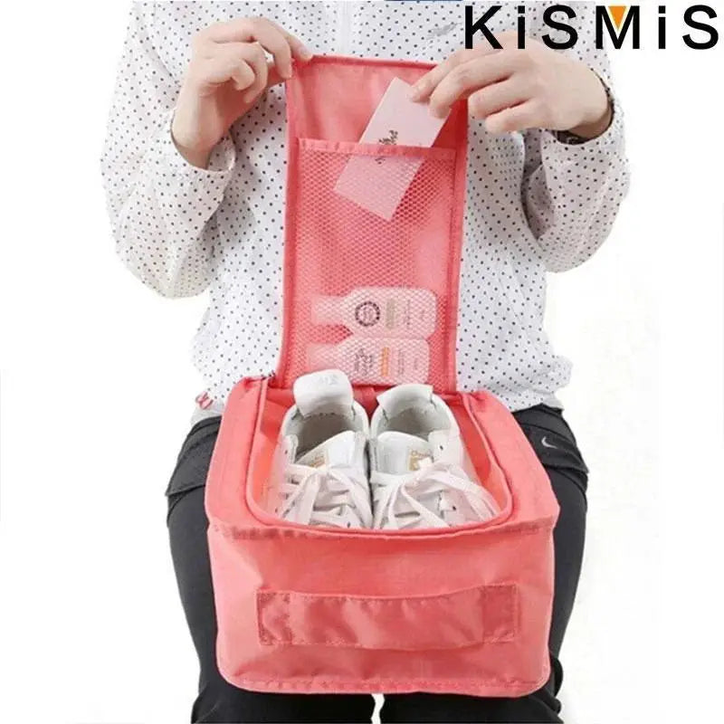 Portable Travel Shoe Organizer Bag Multifunctional Storage Pouch Home Shoe Storage Zip Lock Bag for Easy Sorting - Simples Market