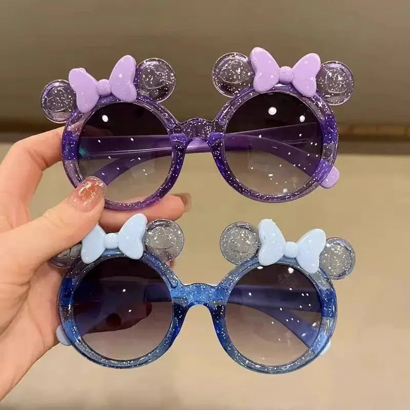 CrystalBow Kids Butterfly Sunglasses For Girls Lightweight Plastic Frames All Day Comfort
