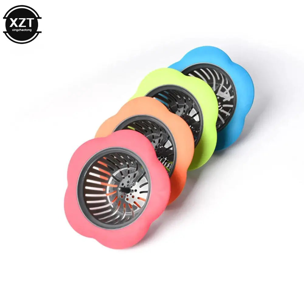Flower Shaped Silicone Sink Strainer - Simples Market