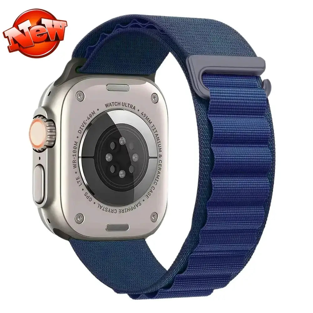 Alpine Loop Band for Apple Watch Ultra 49mm 11 10 9 8 7 46mm 42mm 45mm 41mm Nylon Wristband iWatch Series 6 5 4 SE 44 40mm Strap