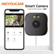 HeiYouCam Window Camera Replaces Outdoor Cameras 3MP HD Full Color Night Vision Through Window 2 4GHz WiFi