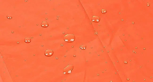 Emergency sleeping bag survival blanket Mylar bivy sack, orange waterproof portable shelter for camping.
