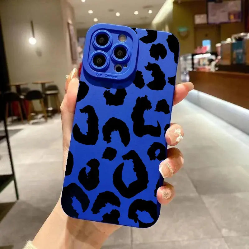 Leopard Design Phone Case for iPhone 7 Through 17 Series With Full Camera Protection and TPU Build