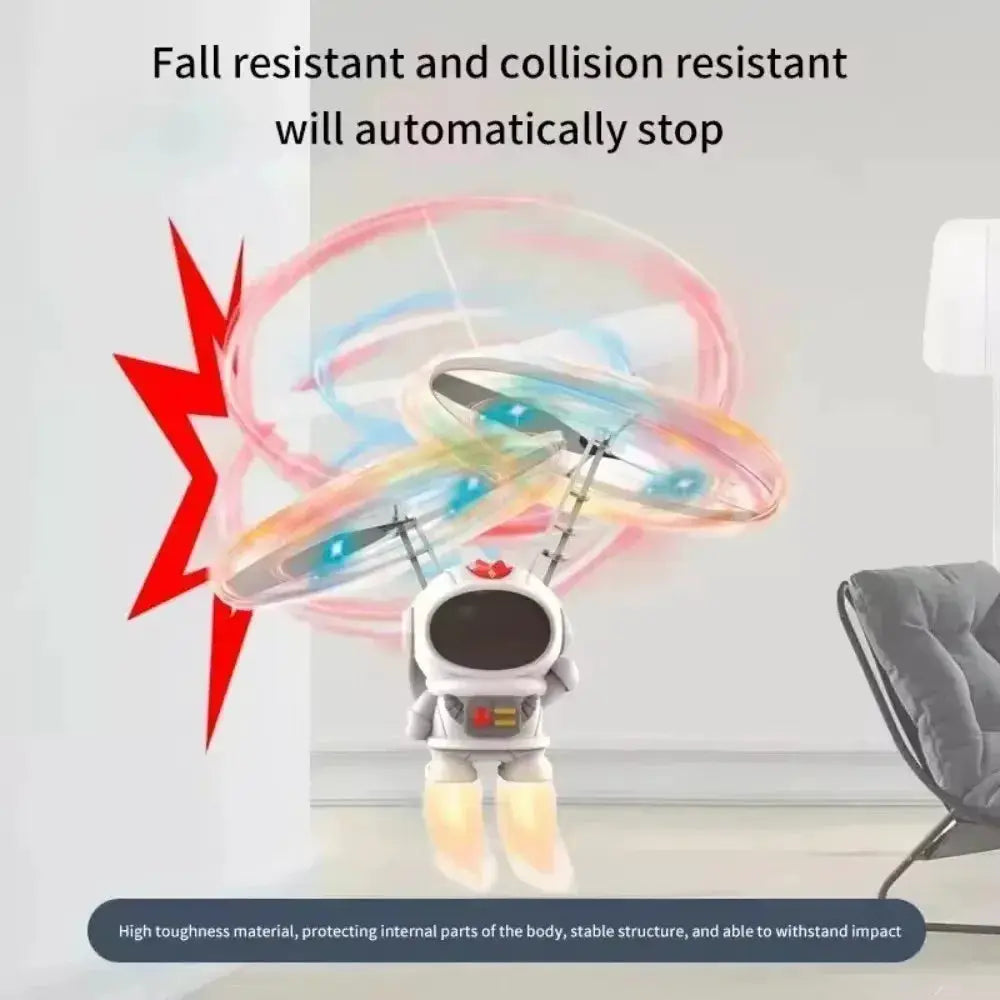 Simples Market levitating luminous astronaut drone with colorful LED lights