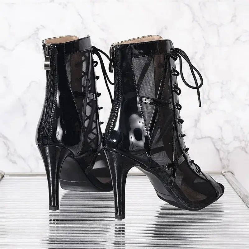 EleganceDance Open Toe High Heel Sandals for Women Casual Latin Dance and Ballroom Footwear Comfort