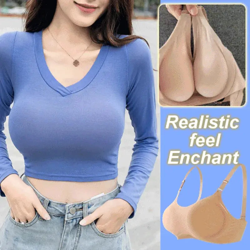Silicone breast forms by Simples Market; beige, realistic-feel prosthetics for cosplay and mastectomy.