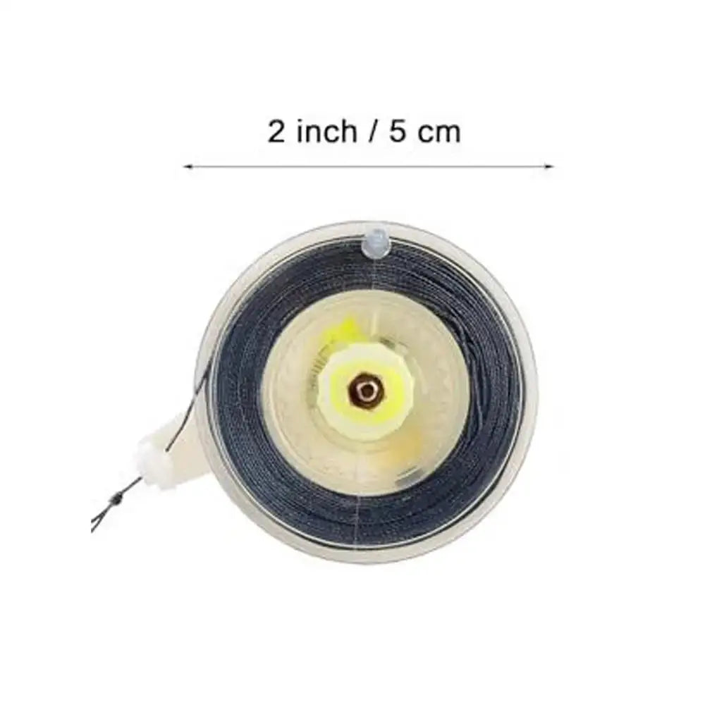 Perimeter alarm trip line spool with black wire, weatherproof camping security system by Simples Market