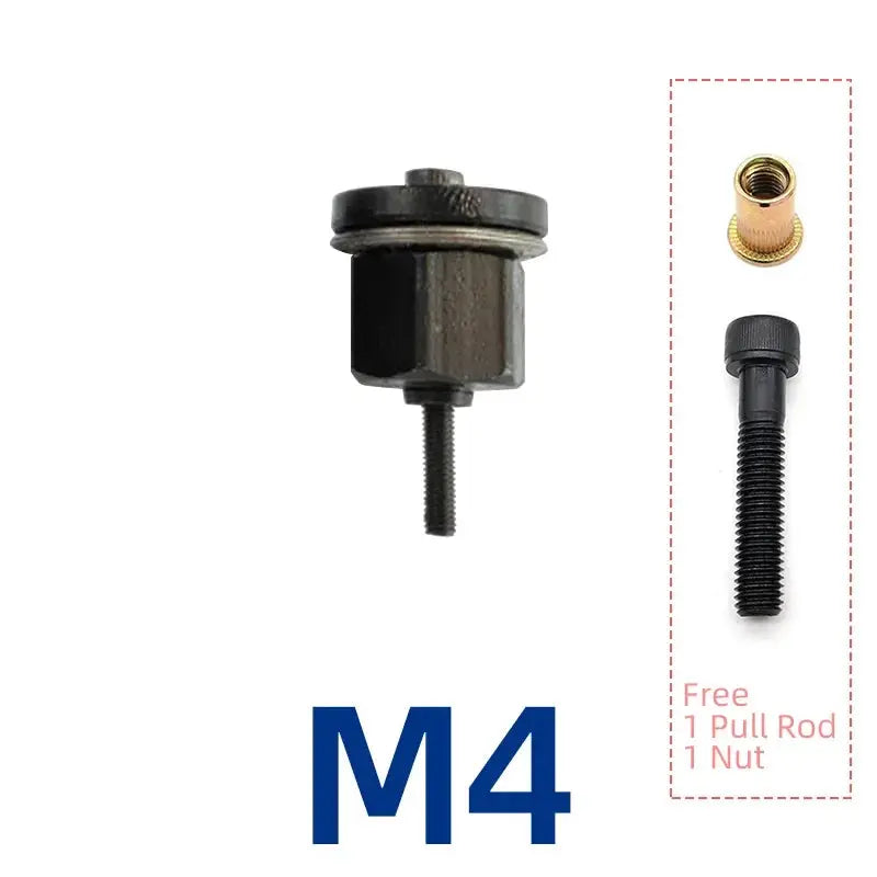 Rivet Nut Gun Drill Adapter Tool Cordless Riveting Kit For M3 M4 M5 M6 M8 M10 M12 Nuts And License Plates