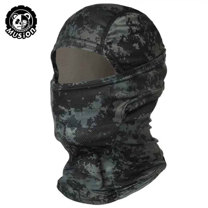 VeloGuard Motorcycle Balaclava Full Face Mask With Breathable Mesh For UV Sun Protection While Cycling