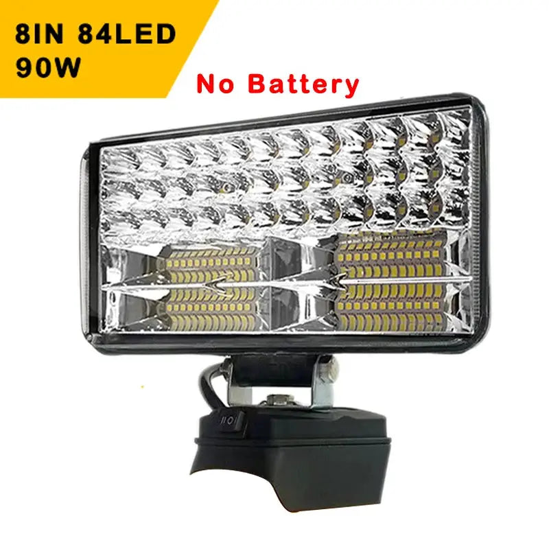 DeWalt Cordless LED Spotlight Portable Outdoor Work Light for Fishing and Emergencies 18V Battery Compatible