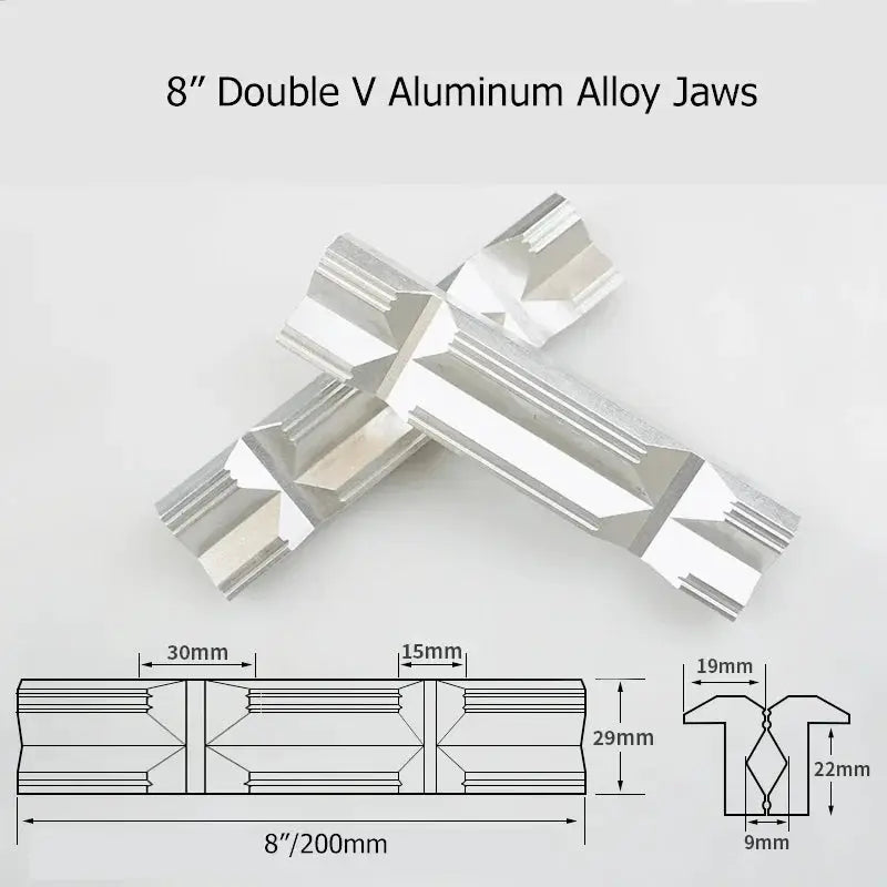 Vise Magnetic Protective Cover For 2.5 To 8 Inch Jaws Aluminium Alloy Rubber Surface Bench Vise Protector Accessories