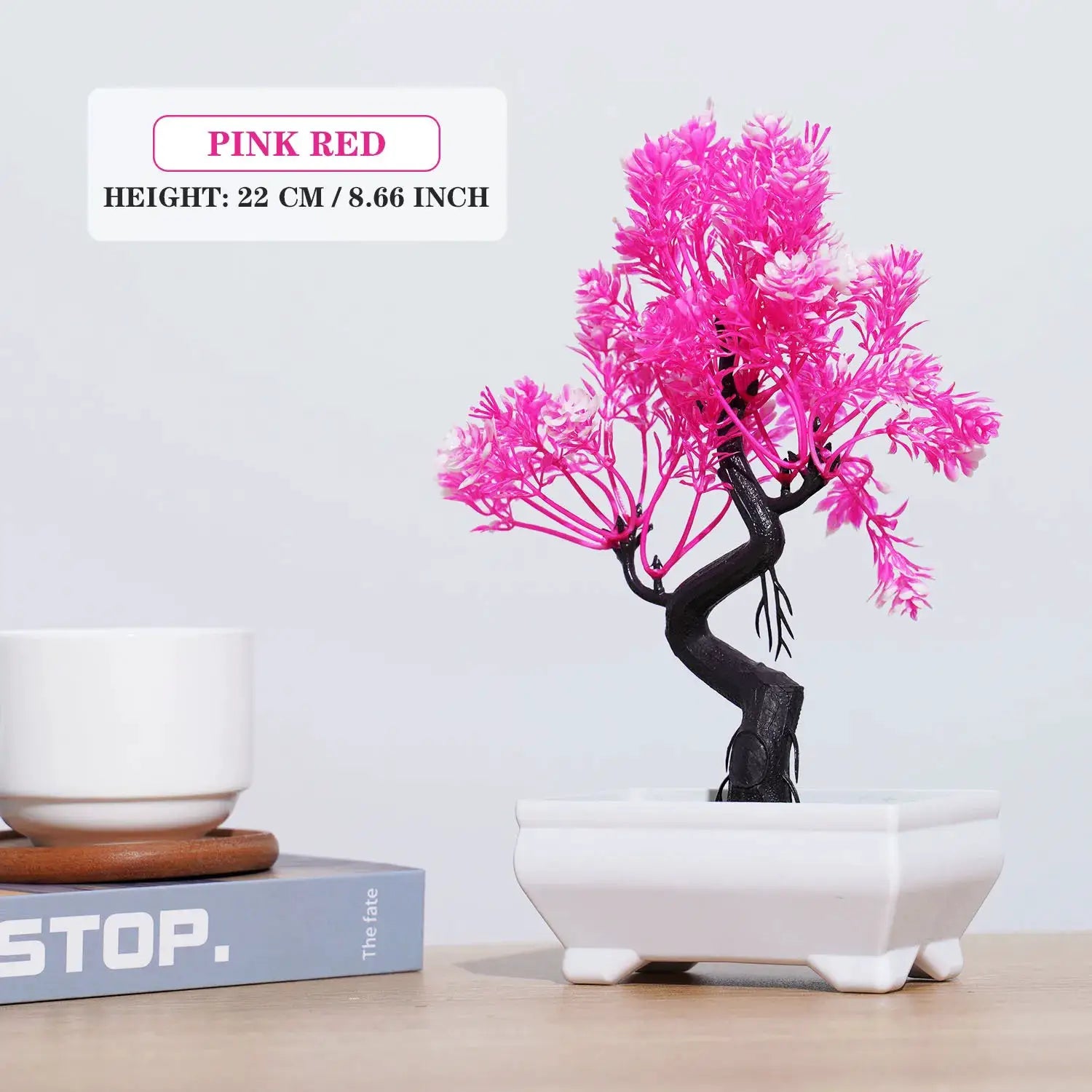 Artificial Bonsai Small Tree Simulation Potted Plant Tabletop Decor Ornament For Home Garden Hotel - Simples Market