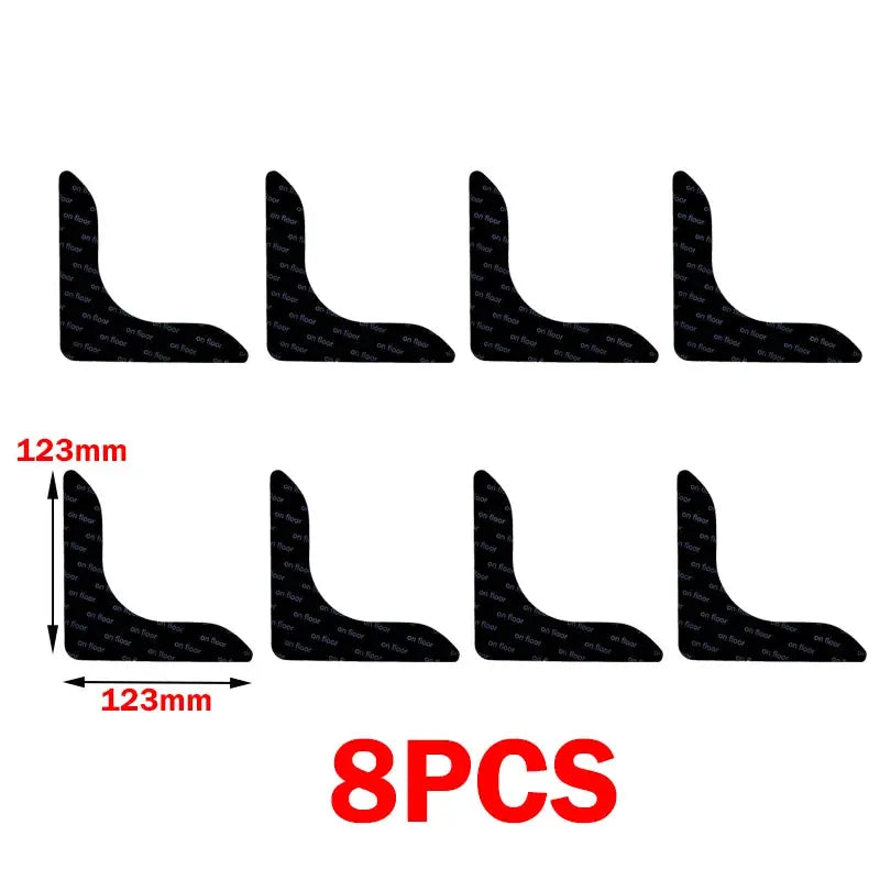 Non Slip Carpet Sticker Patches Reusable Washable Anti Curling Floor Rug Gripper Corner Pad