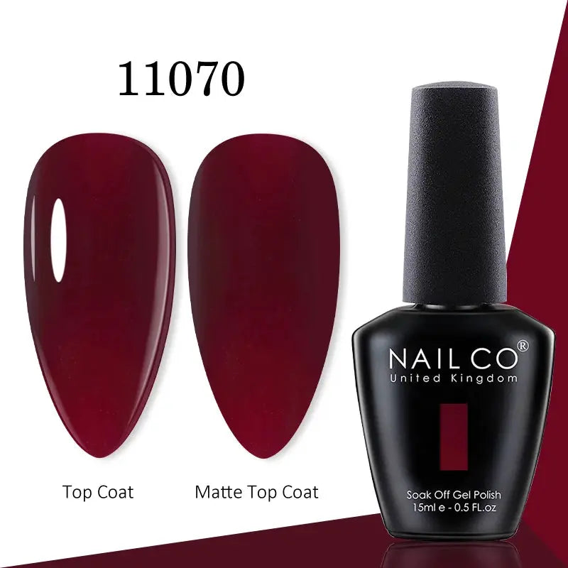 Nailco 131 Colors Gel Nail Polish LED Gel 15ml Vibrant Long Lasting Hybrid Varnish For Manicure