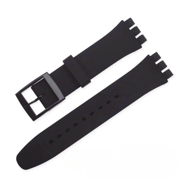 Swatch Compatible Silicone Watch Band 16mm 17mm 19mm 20mm Waterproof Colorful Rubber Strap For Men And Women