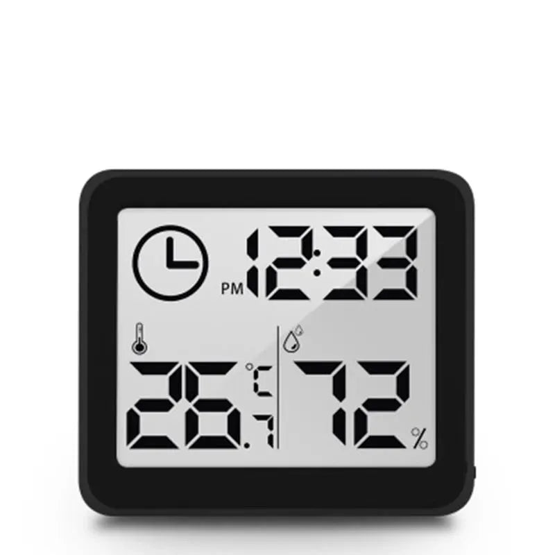NIDITON Digital Clock Desk Clock With Temperature And Humidity Wall Clock For Home Office Kitchen Decor
