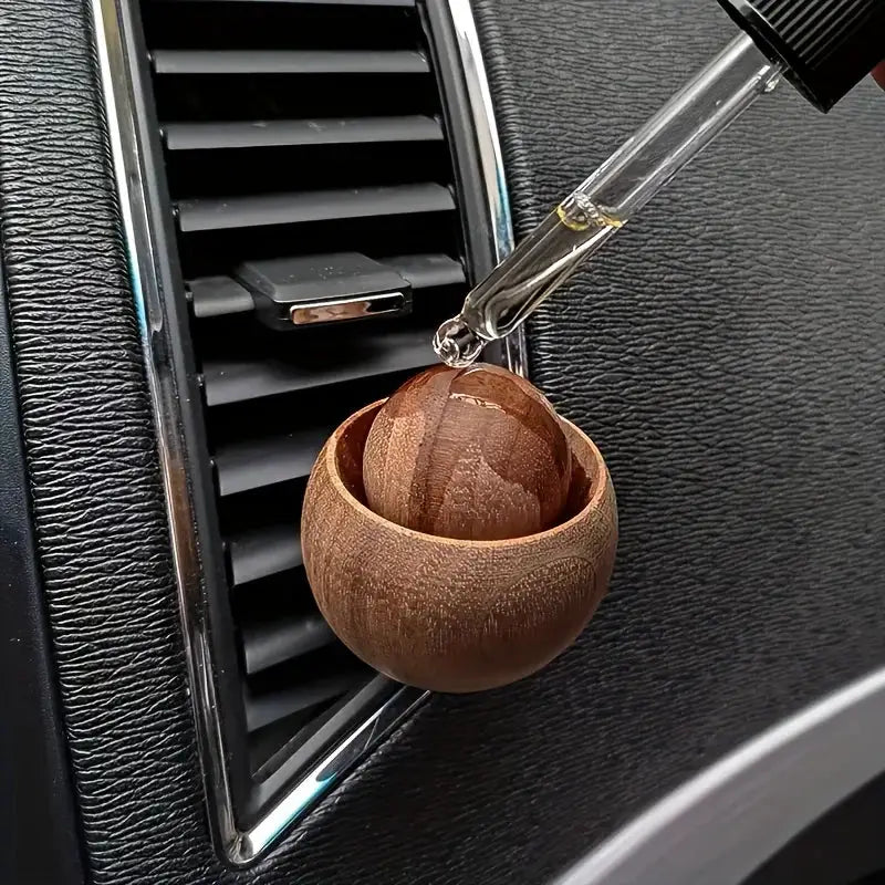 Wooden Mini Essential Oil Diffuser For Car And Home Portable Natural Fragrance For Bedroom Living Room Bathroom