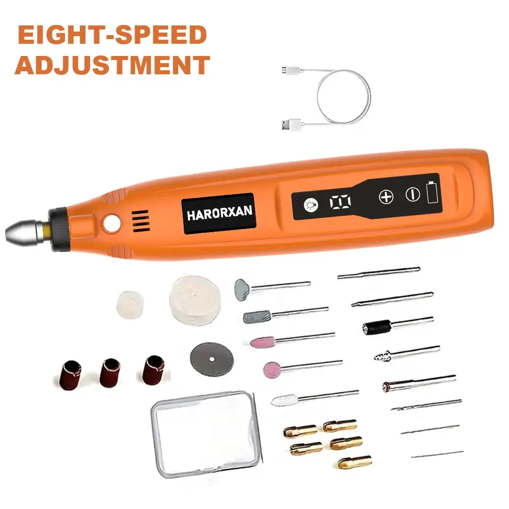 JANGKLIFE USB Cordless Rotary Tool Kit Engraving Pen For Jewelry Metal Glass DIY Mini Wireless Drill