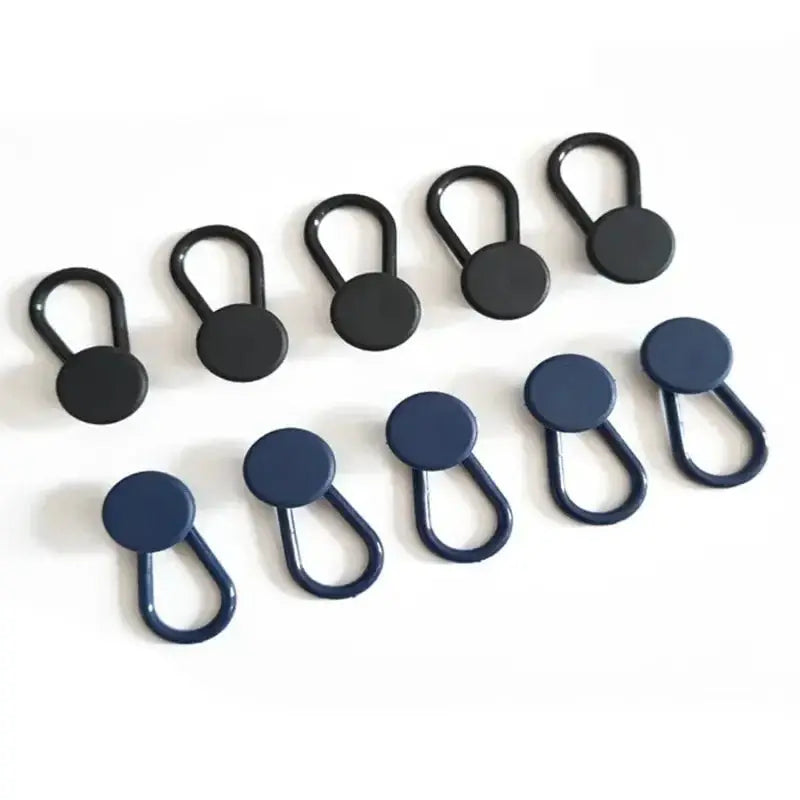 12 Pack Pants Extender Buttons 15mm 18mm Flexible Waist Extenders for Jeans Pants Women Men Pregnancy Skirts