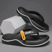 Mens Platform Flip Flops EVA Soft Sole Slippers Non Slip Beach Shoes Outdoor Casual Home Bathroom Slides