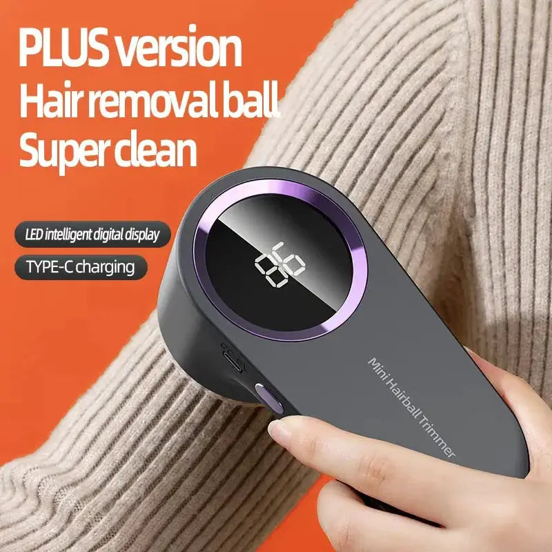 LumiLint LED Portable Digital Lint Remover USB Type C Rechargeable For Gentle Fabric Care And Pill Removal