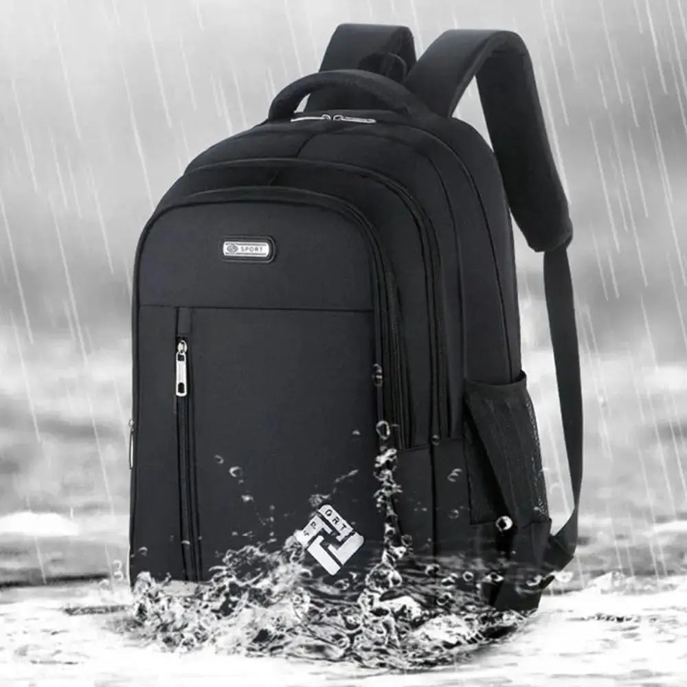 Backpack for Men Simples Market black waterproof multifunctional business backpack