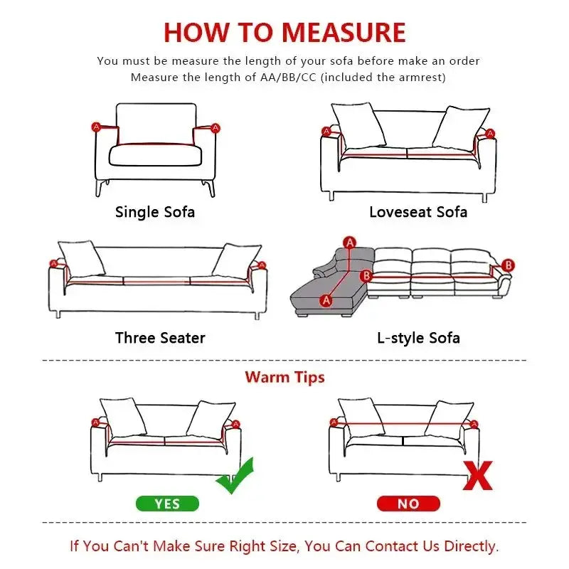 Simples Market elastic jacquard sofa cover for L-shaped sectional; stretch slipcover for 1–4 seat living room sofa