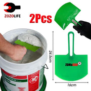 Curved Bucket Scoop Scraper Spackle Paint Putty Knife For Drywall Finishing Plaster Patch Construction Tools
