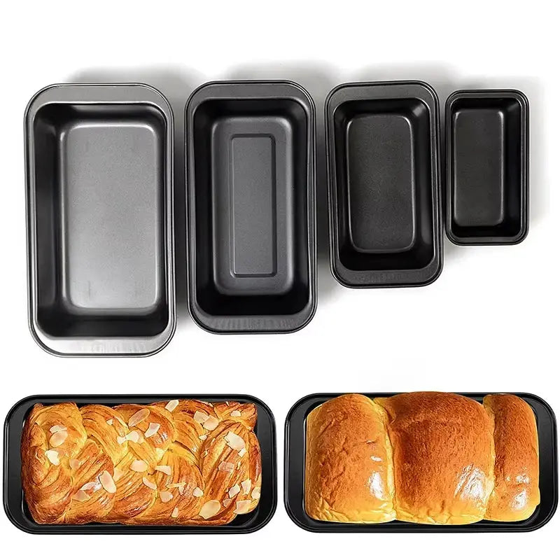 KitchenPro Nonstick Bread Loaf Pan Carbon Steel Even Heat Bakeware for Bread Brownies Meatloaf Easy Release