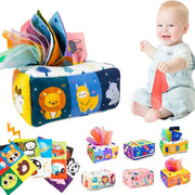 Montessori Magic Tissue Box Toy For Babies And Kids Educational Sensory Busy Board For Finger Dexterity Development