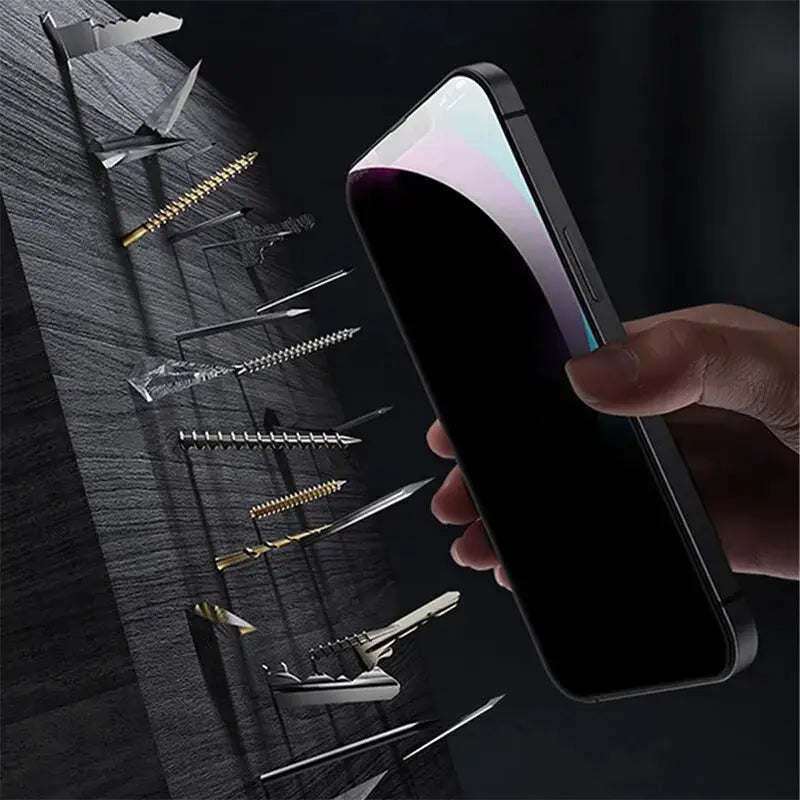 ShieldPro 4 Pack Privacy Screen Protector For iPhone 14 Pro Max And 16 Pro Anti Spy Tempered Glass For Privacy