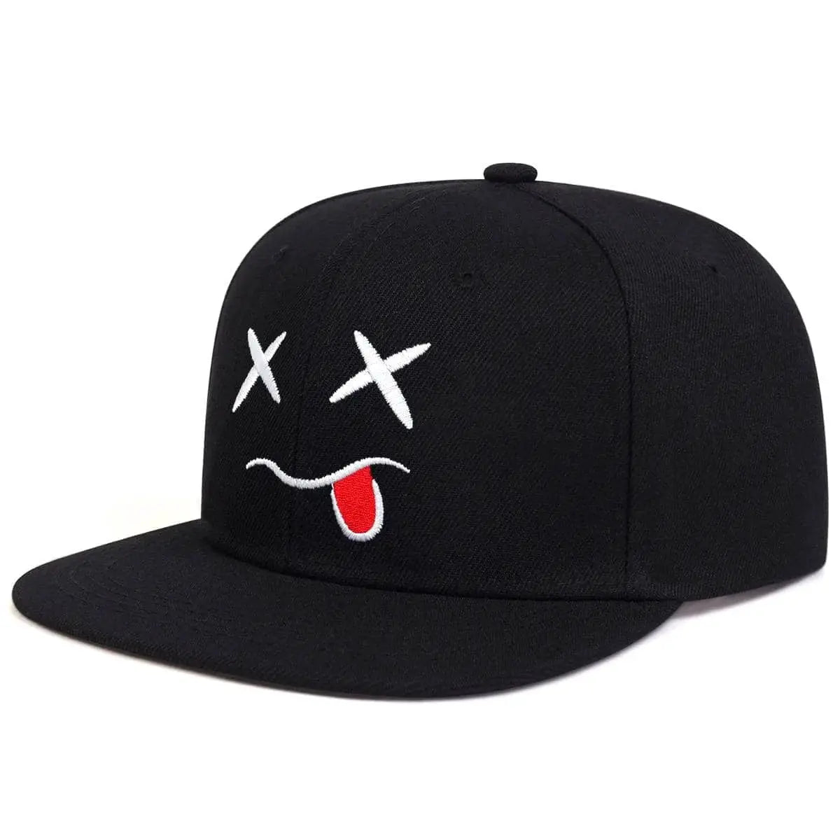 Unisex Ghost Expression Embroidery Hip Hop Baseball Cap Sun Protection Adjustable Outdoor Casual Hat