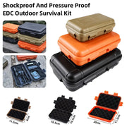 Survival box set by Simples Market, waterproof sealed containers in S/L/XXL sizes with foam interiors multi-color.
