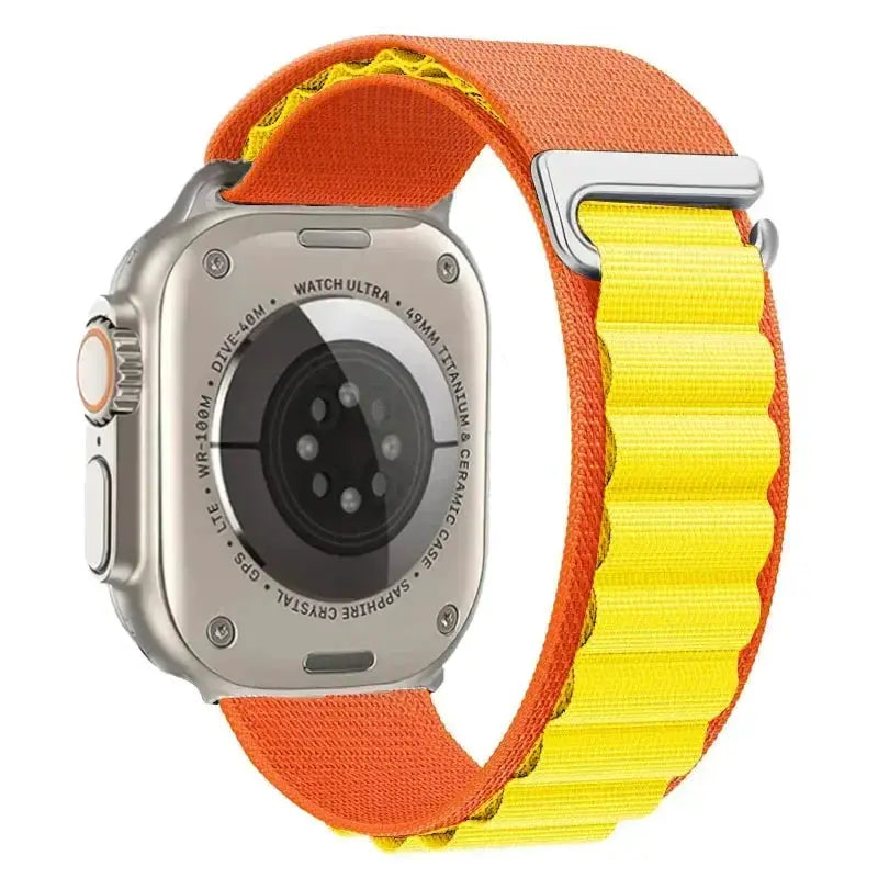 Alpine Loop Band for Apple Watch Ultra 49mm 11 10 9 8 7 46mm 42mm 45mm 41mm Nylon Wristband iWatch Series 6 5 4 SE 44 40mm Strap