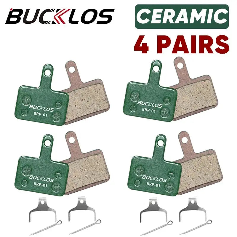 Bucklos Ceramic Hydraulic Disc Brake Pads for Shimano MT200 B01S B05S MTB Mountain Road Bike
