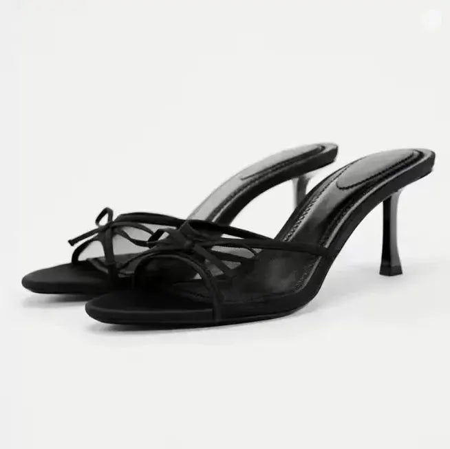 2024 Women Luxury High Heel Sandals For Summer Versatile Simple Slim Heels Elegant Sandals
