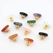 Light Luxury Natural Stone Crystal Aura Handle For Kitchen Cabinet Doors And Drawers And Jewelry Boxes