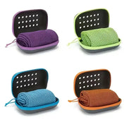 1 Piece EVA Boxed Cold Sports Towel For Outdoor Cooling Absorbent Instant Dry Fitness Towel