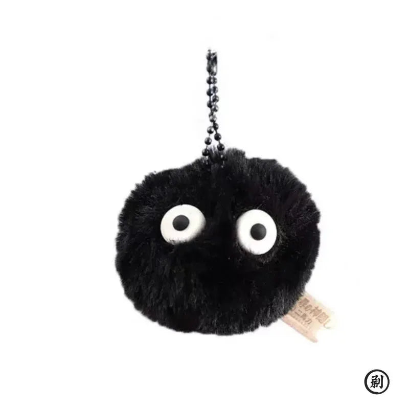 Plush Coal Ball Figurines Keychains Set Of 5 Or 10 Cute Cartoon Bag Pendants Ideal Gift For Pets And Collectors