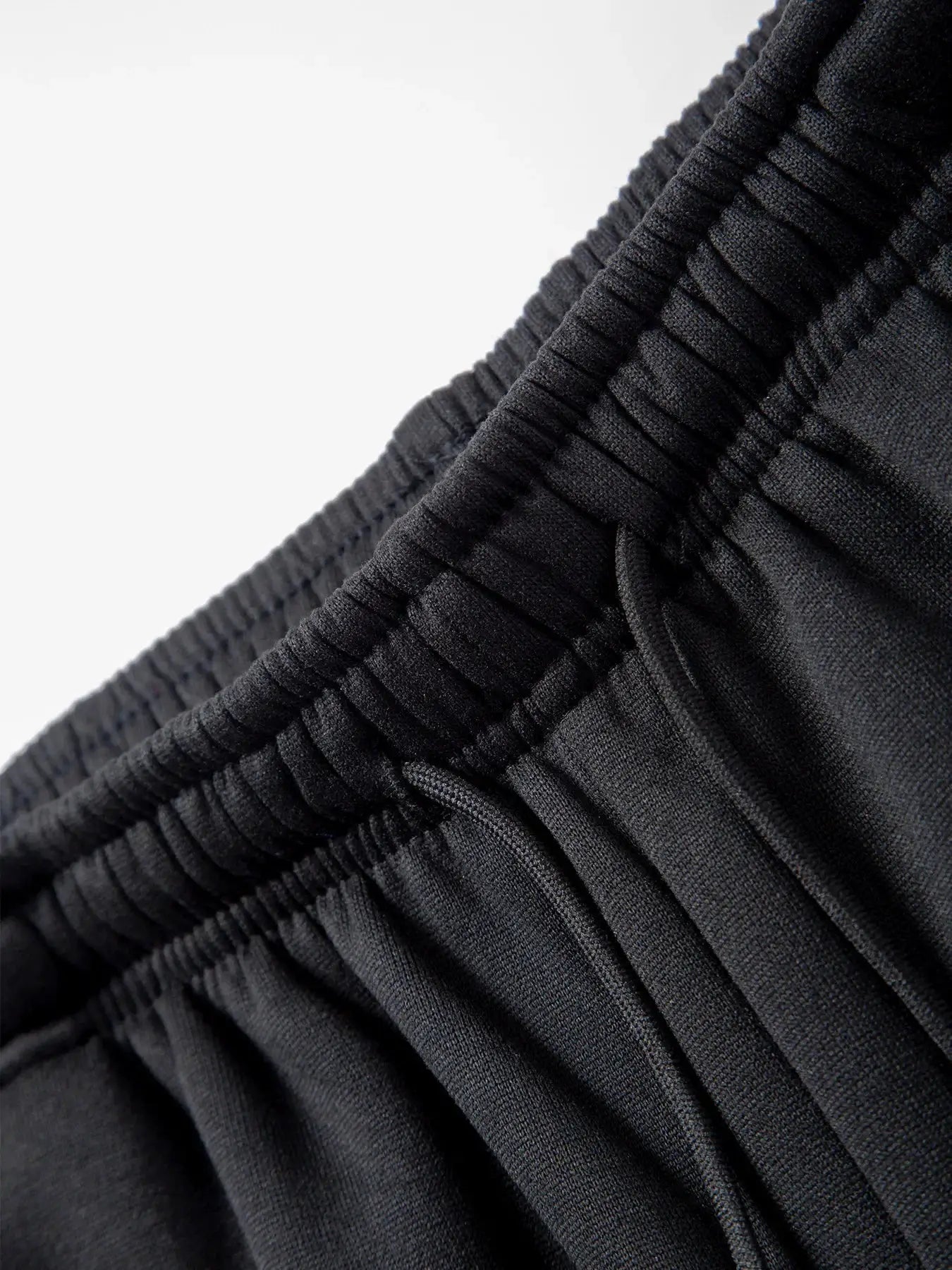 Men's fleece jogger pants, black, Simples Market for autumn and winter workouts
