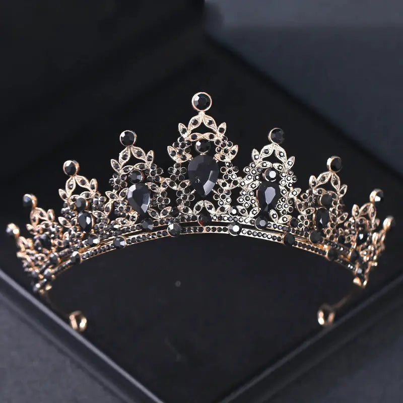 Crystal Wedding Tiara For Bride Silver Color Bridal Crown Diadem Veil Tiaras Hair Accessories Head Jewelry