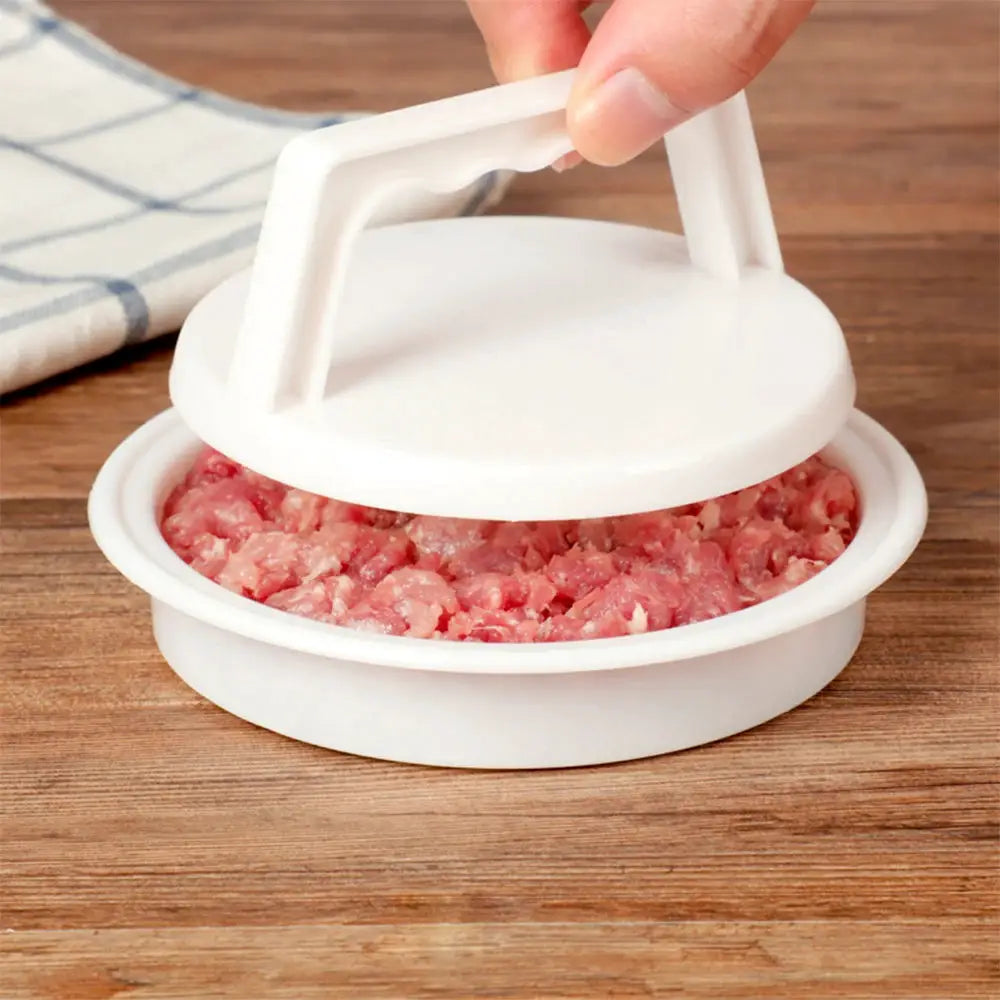 Stuffed Hamburger Press Plastic Burger Maker for Home Kitchen and Outdoor Barbecue Party Grilling