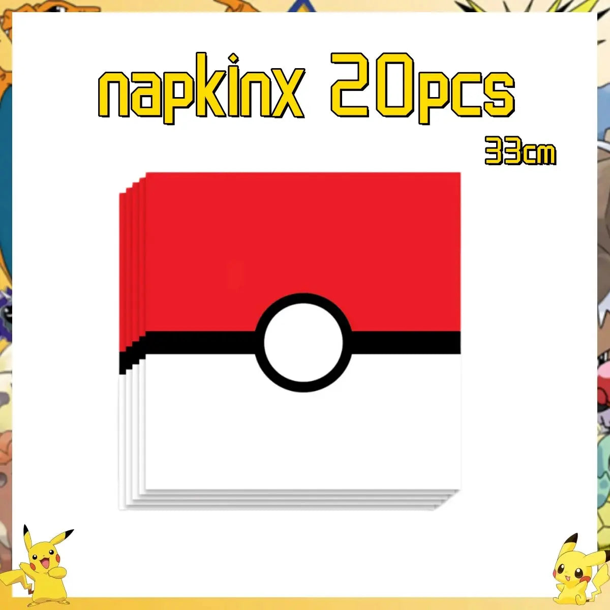 Pokemon Pikachu Birthday Party Decor Set Disposable Tableware Tablecloth Cups Plates Napkins Balloons Baby Shower Kids