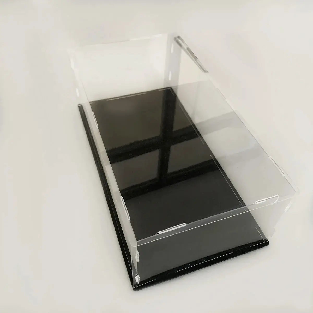 1 to 14 Scale Transparent Acrylic Display Box for Toy Cars and Small Collectibles 37x19x12 cm Inner Ring Size