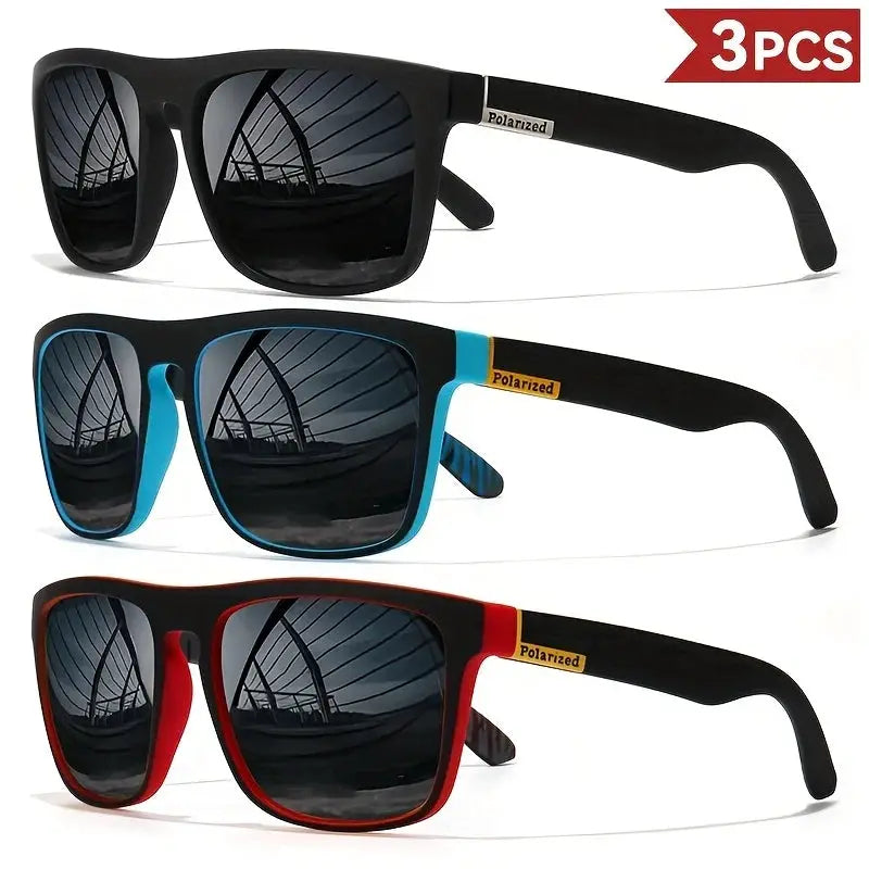Fashion Vintage Square Polarized Sunglasses UV400 Protection For Men And Women Driver Eyewear