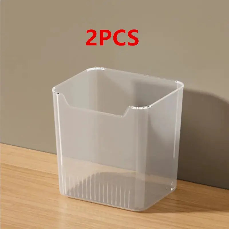 FreshKeep Refrigerator Side Door Storage Box Eco Friendly Plastic Organizer For Fruits Vegetables And Eggs