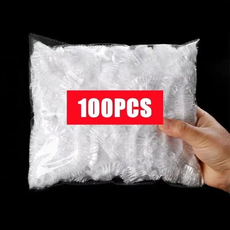 Disposable Food Covers Elastic Edges Food Grade Plastic Fits Dishes Bowls And Containers Keeps Fruit Vegetables Fresh