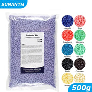 Lavender hard wax beads for hair removal, 500g bag, Simples Market